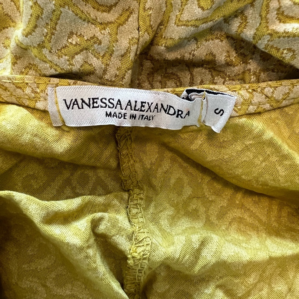 Cutest yellow pattern loose fitting Vanessa Alexandra jumpsuit
